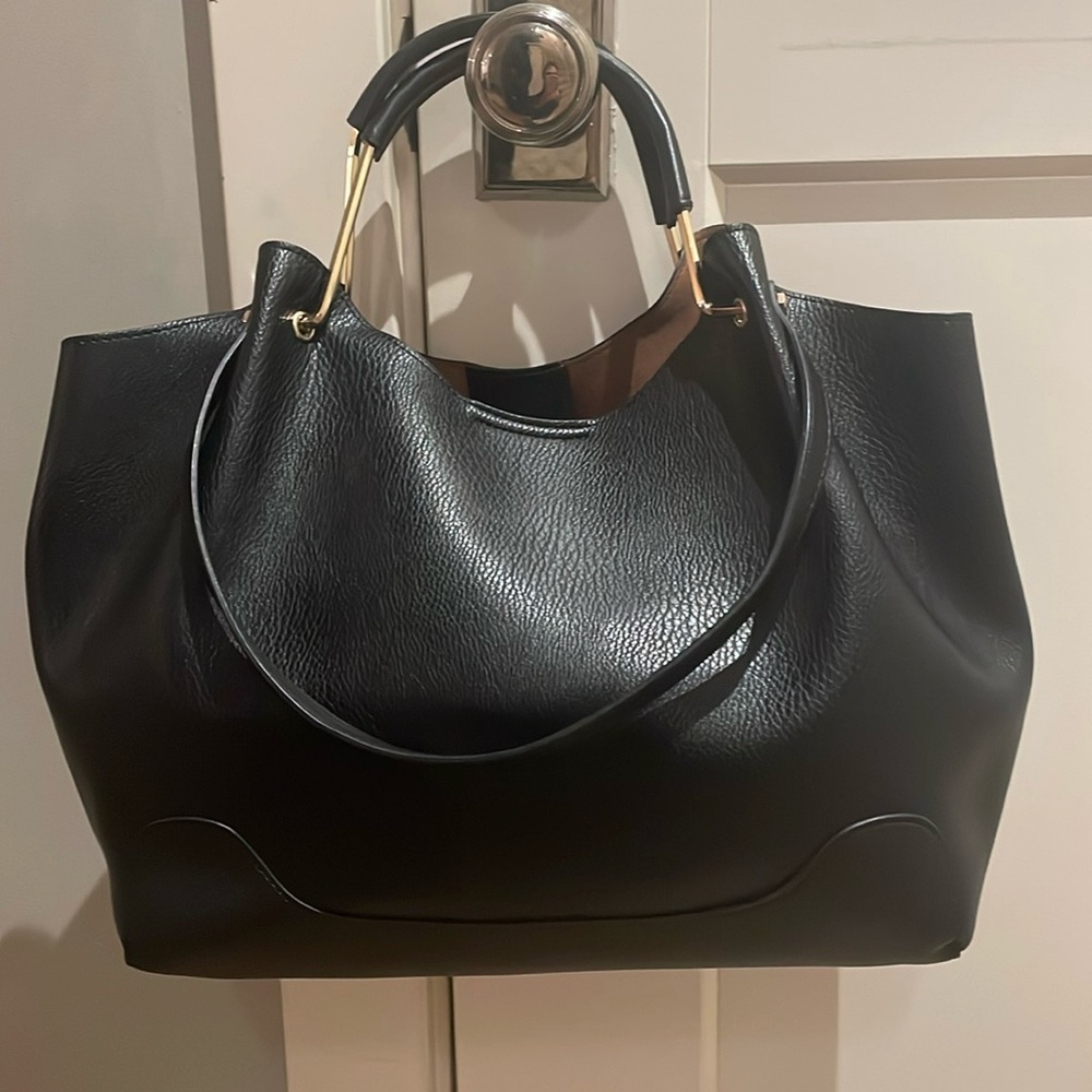 Sondra Roberts Square Leather bag